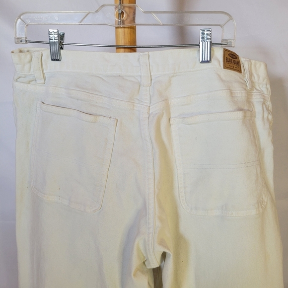 Old Navy White Jeans pockets zip fly  Men's size 18 - Picture 7 of 9
